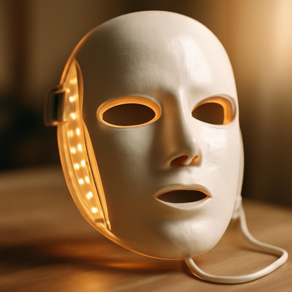 LED-маска для терапии кожи с оптическими элементами
